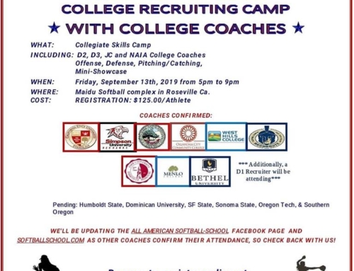 September Collegiate Skills Camp 2019!